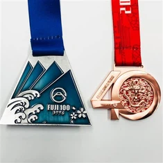 Metallic Running Medal rau Marathon Sport Event