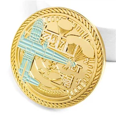 Zinc Alloy 2D 3D Hlau Token Custom Coins Collections